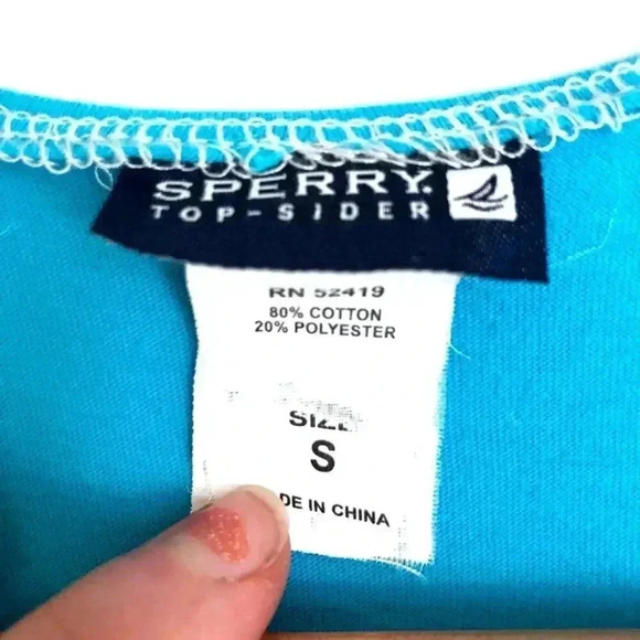 Sperry Sequin Seahorse Tank Dress Swim Coverup Beach Vacation Women's Size S - Picture 6 of 8